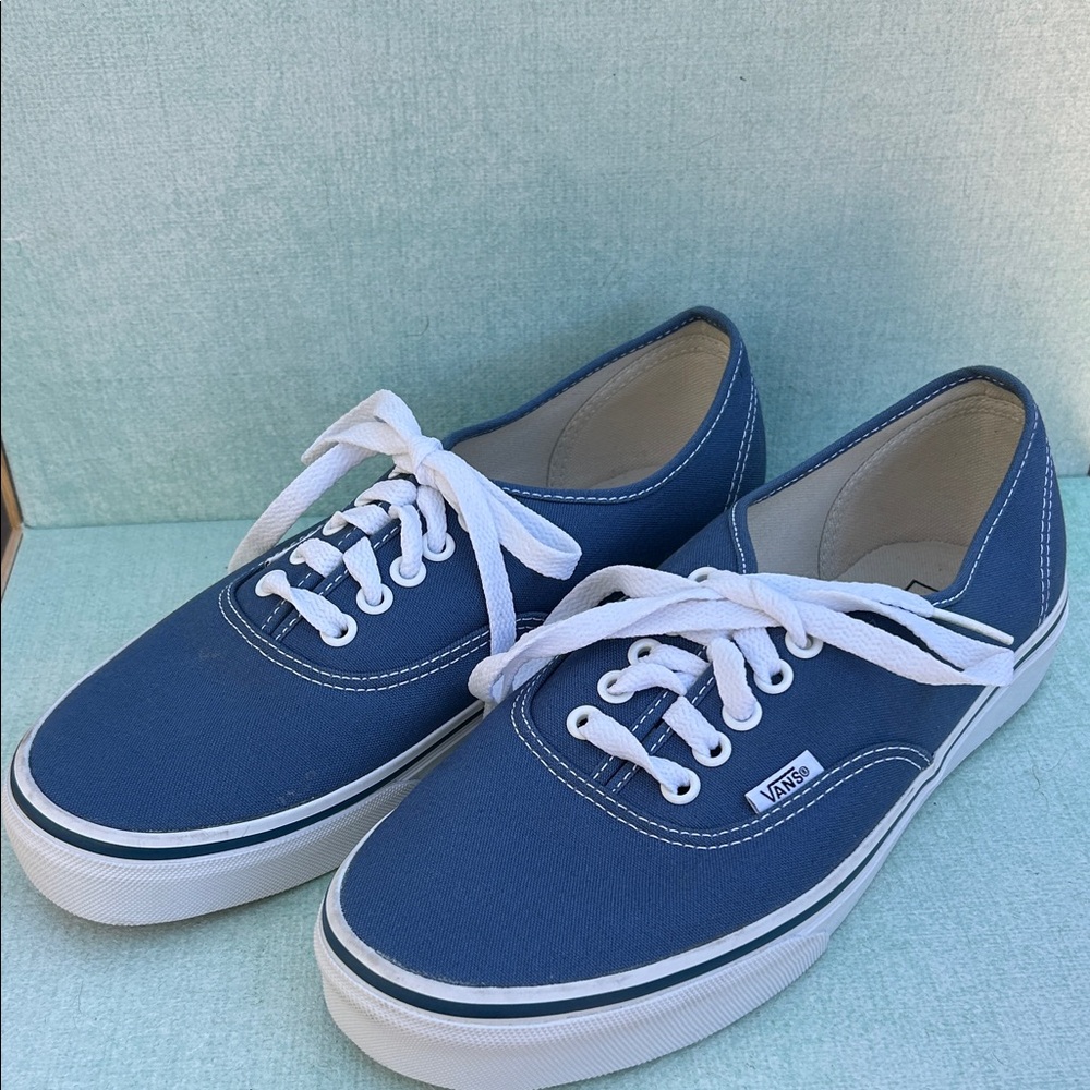 Vans Classic Navy Sneakers with White Accents